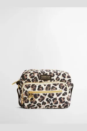 Barbour Leopard Boulevard Crossbody 100% Cotton BagEén