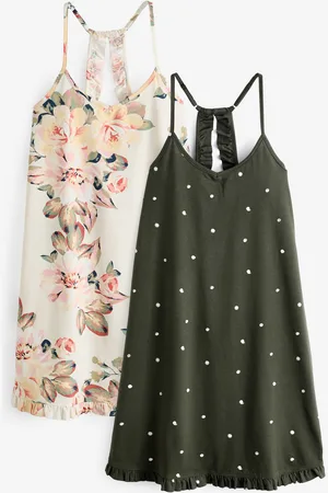 Next 100% Cotton Slip Nighties 2 Pack44