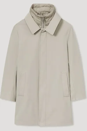 Reiss Logan Gabardine Coat with Removable Gilet8