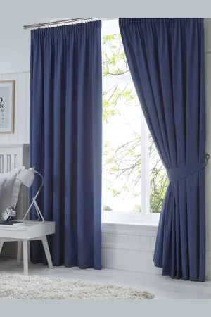 FUSION Dijon Blackout & Thermal Insulated 100% Cotton Curtains117 x 183 cm