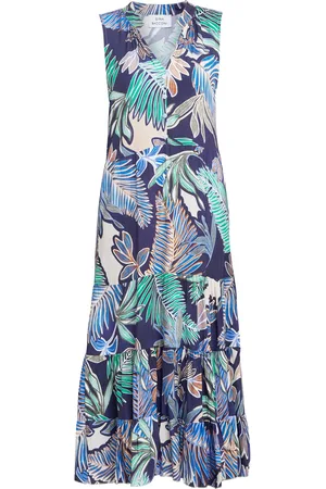 Gina Bacconi Blue Lolita Sleeveless Summer DressS