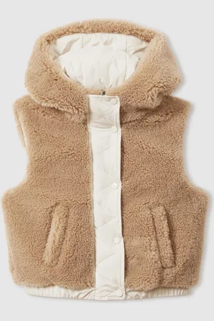Reiss Kara Reversible Quilted Borg Gilet13