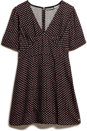 Superdry Mini theejurk met korte mouwen en opdruk44