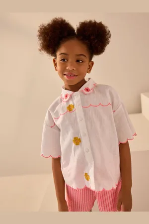 Next Embroidered 100% Cotton Shirt (3-16yrs)146152cm