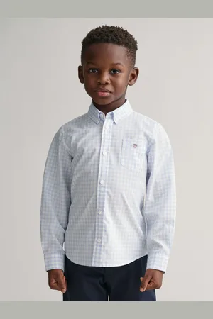 GANT Poplin Gingham Shield 100% Cotton Shirt3