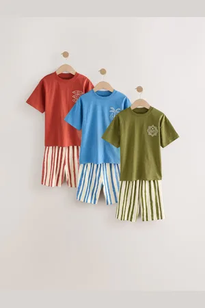 Next 100% katoenen korte pyjama set van 3 (3
