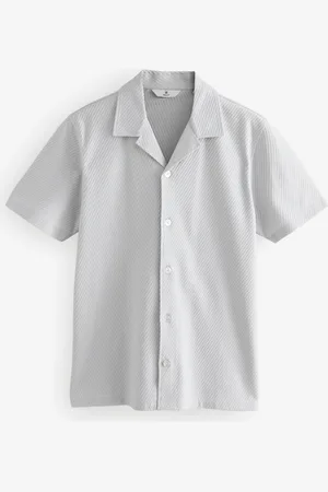 Next Jersey overhemd met diagonale textuur van 100% katoenXXL