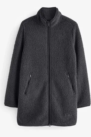 Jack Wolfskin Zwarte fleecejas met hoge krulS