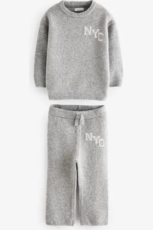 Next Knitted NYC Varsity Jumper and Joggers Set (3mths-7yrs)2