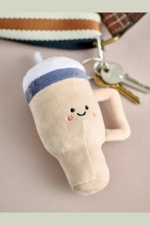 Next Cute Plush Keyring Bag Charmeen