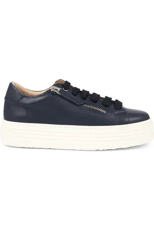 JONES BOOTMAKER Amaliada Leather Platform TrainersEU 37 (UK 4)