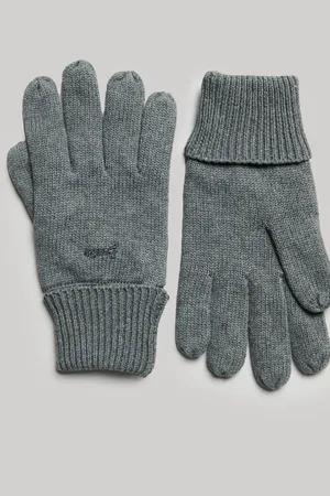 Superdry Gebreide handschoenen met logoEén