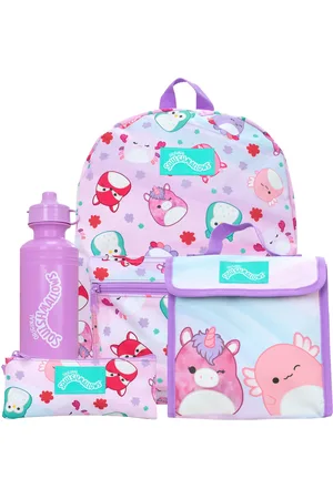 Character Squishmallows set van 4 stuks rugzakEén
