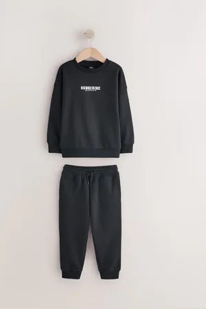 Next Graphic Crew and Joggers Set (3-16yrs)13 Jaar (158cm)