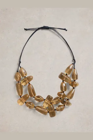 White Stuff Hazel Chunky Bead NecklaceEén