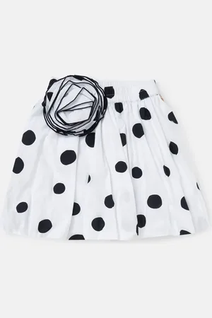 Angel & Rocket Amari 100% Cotton Spotty Puffball Skirt140146cm