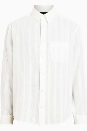 AllSaints AllSaints Karmi Long Sleeve 100% Cotton ShirtX-large