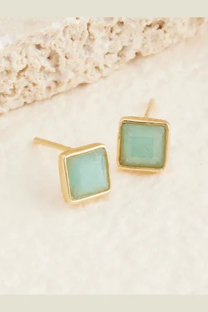Next Square Stone Stud EarringsEén