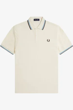 Fred Perry Polo met tweekleurig gestreept randje2X-Large