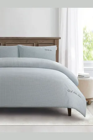 U.S. Polo Assn. U. S. Polo Assn. Pure Cotton Gingham Duvet SetSUPERKINGSIZE