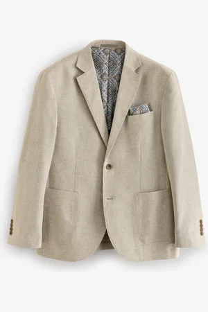 Next Blazer van linnenmix met textuur44 L
