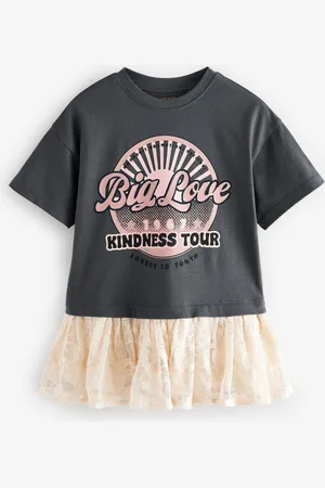 Next Short Sleeve Mesh Dress (3mths-7yrs)9