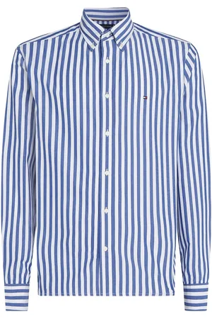 Tommy Hilfiger Regular Fit Flex Poplin Stripe 100% Cotton Shirt2X-Large