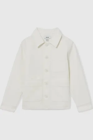 Reiss Mcduffy Cotton-Blend Work Jacket110116cm