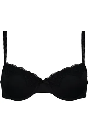 Hunkemöller Hunkemöller zwarte Secret beugelbeha met vulling van kant85c