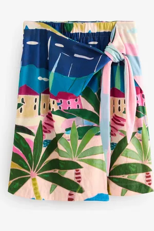 Next Scenic Printed Holiday Wrap Mini SkirtEU 42 Tall (UK 14 T)
