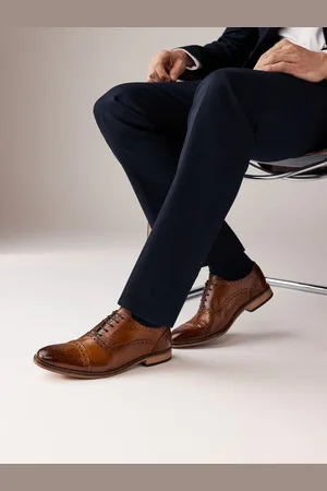 Next Leather Oxford Toecap Brogues ShoesEU 43 (UK 9)