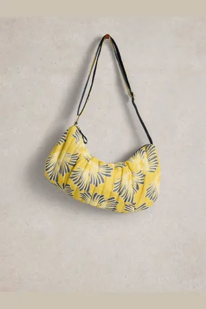 White Stuff Zoe Printed 100% Cotton Sling Bageen