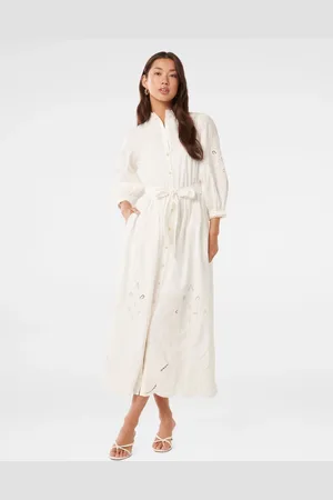Forever New 100% Cotton Aisha Broderie Midi Dress42