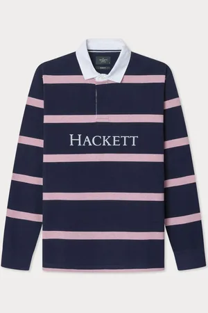 Hackett Heritage Regatta Striped Rugby PoloSmall