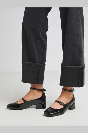 Simply Be Mary Jane Ankle Strap Block Heel Shoes In Extra Wide FitEU 40 (UK 7)