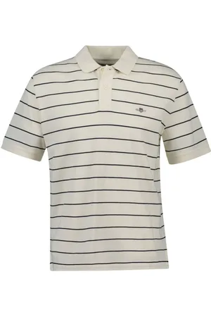 GANT 100% Cotton Short Sleeve Printed Polo Shirtsmall