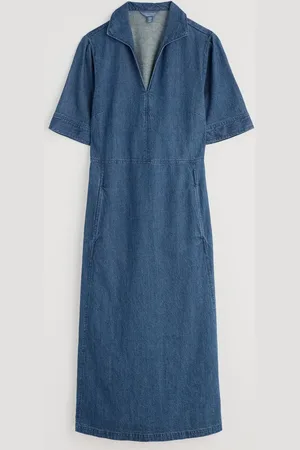 Seasalt Cornwall Fen Violet Denim Dress52