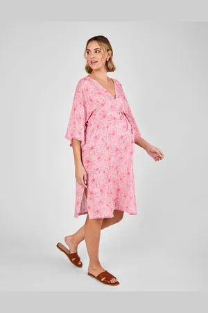 JoJo Maman Bébé Floral Maternity Mini Kaftan Dressmedium