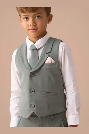 Angel & Rocket Benjamin Smart Textured Waistcoat Set8 Jaar (128 cm)