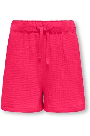 ONLY Pink Textured Tie Front Shorts158164cm