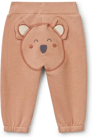 Benetton Fleeece babylegging met dierenprint van 100% katoen9