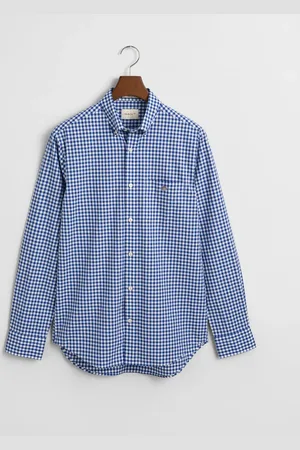 GANT Regular-Fit Klassiek Poplin Gingham OverhemdMedium