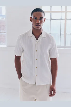 Next 100% Cotton Stripe Shirtsmall