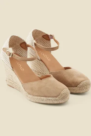 Sosandar Espadrilles met enkelbandje en dichte neusEU 39 (UK 6)