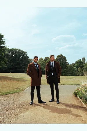 Harry Brown Josh Wool Melton Overcoat42