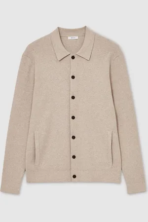 Reiss Saint Fine-Ribbed Button-Through CardiganXL