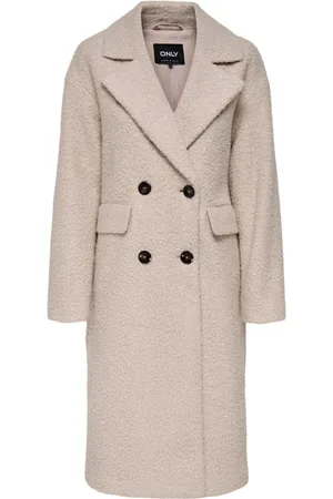 ONLY Boucle Double Breasted Longline Coat40-42