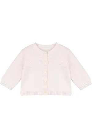 Emile et Rose Gebreid wit 100% katoenen vest3 maanden (62 cm)