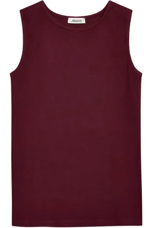 Albaray Zwart geribbeld hemdje met racerback40