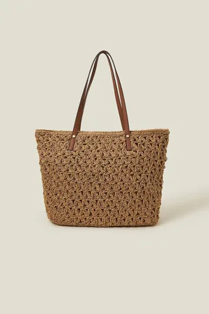 Accessorize Raffia Tote BagEén